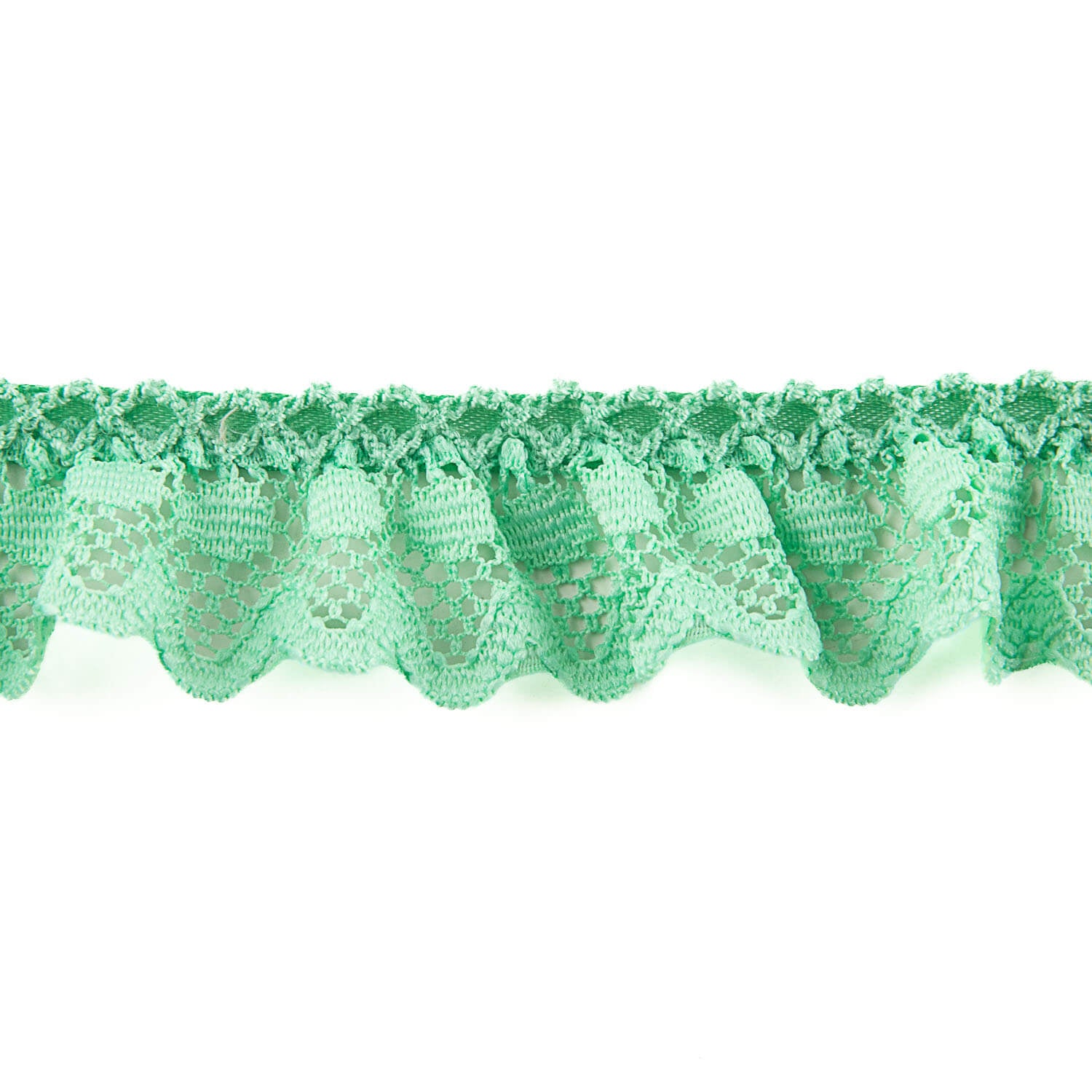 Fita de Renda Verde Menta 22 mm - Ribes y Casals