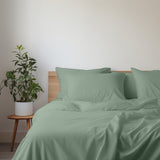 Confección Cama 150cm Algodón 200 Hilos Verde Suave - Ribes y Casals