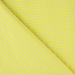 Algodão Seersucker Xadrez Mini Limão - Ribes y Casals