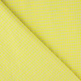 Algodão Seersucker Xadrez Mini Limão - Ribes y Casals