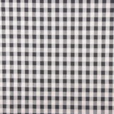 Algodão Seersucker Xadrez Maxi Preto - Ribes y Casals