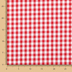 Algodão Vichy Xadrez Vermelho - Ribes y Casals