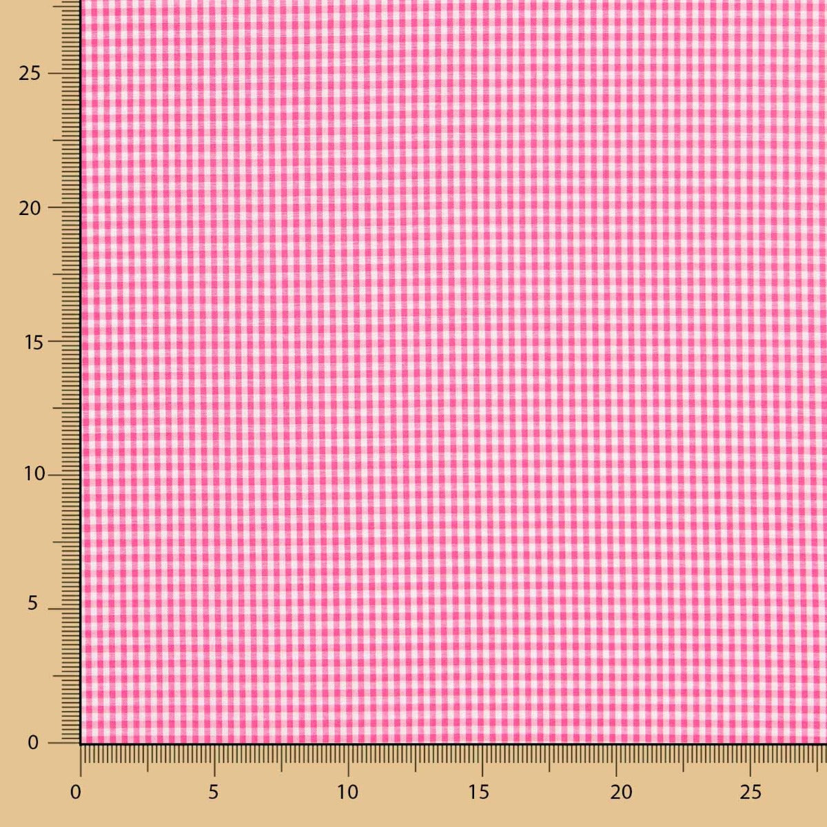 Cuadro Vichy Fucsia Mini - Ribes y Casals