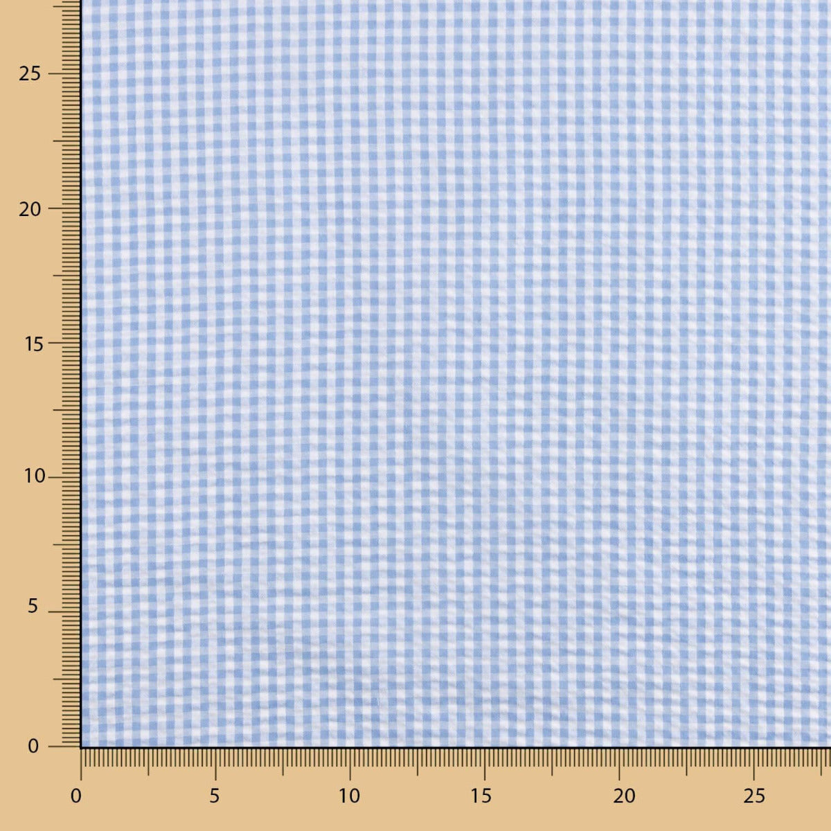 Vichy Sersuker Xadrez Celeste - Ribes y Casals