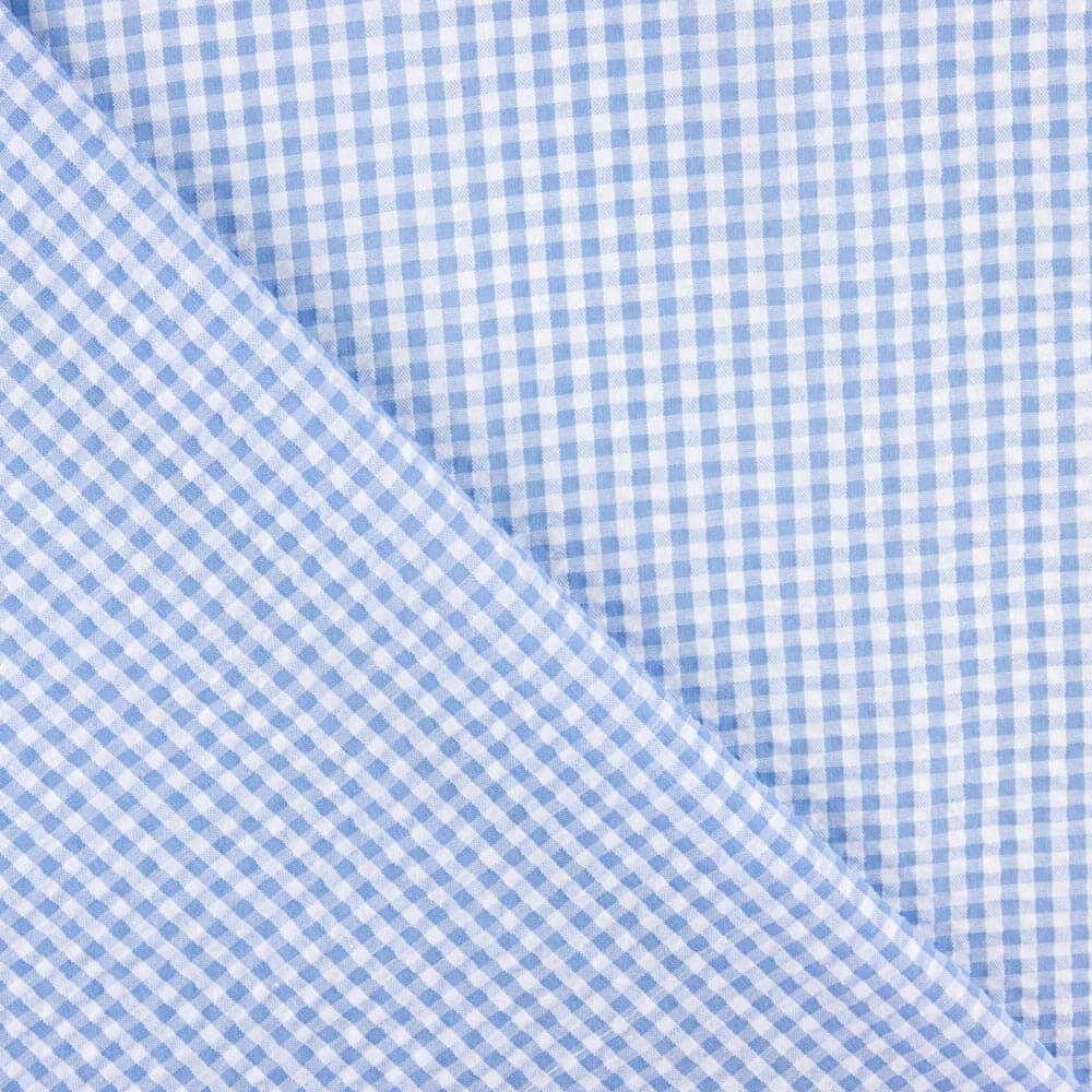 Vichy Sersuker Xadrez Celeste - Ribes y Casals