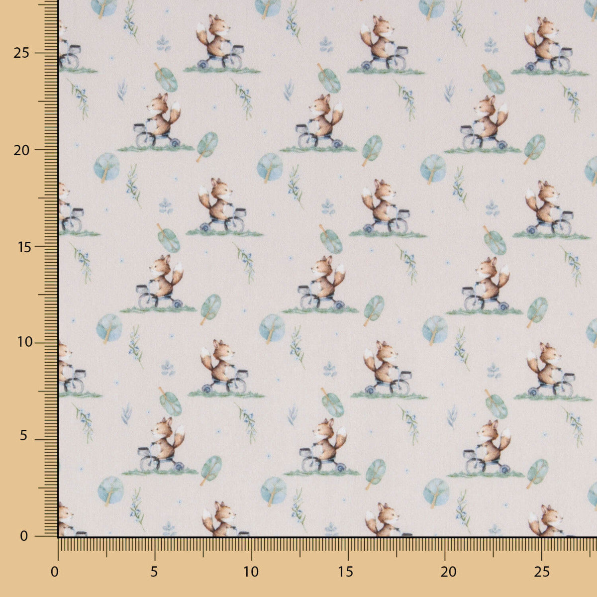 Viyela Algodão Esquilos Bici - Ribes y Casals