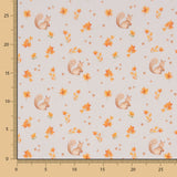 Viyela Algodão Esquilos Pêssego - Ribes y Casals