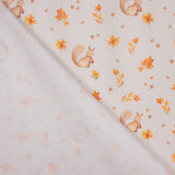 Viyela Algodão Esquilos Pêssego - Ribes y Casals