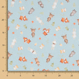 Viyela Algodão Veado Camel Sálvia - Ribes y Casals