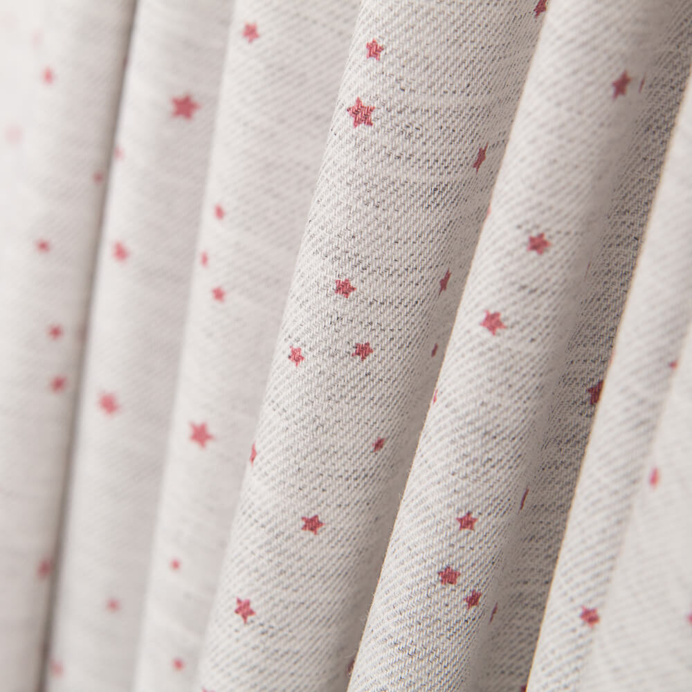 Viella Algodón Estrellas Rosa - Ribes y Casals