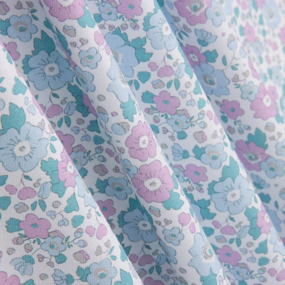 Viyela Algodão Flor Rosa - Ribes y Casals