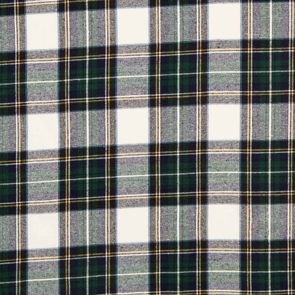 Viyella Algodão Tartan Ecru Azul - Ribes y Casals