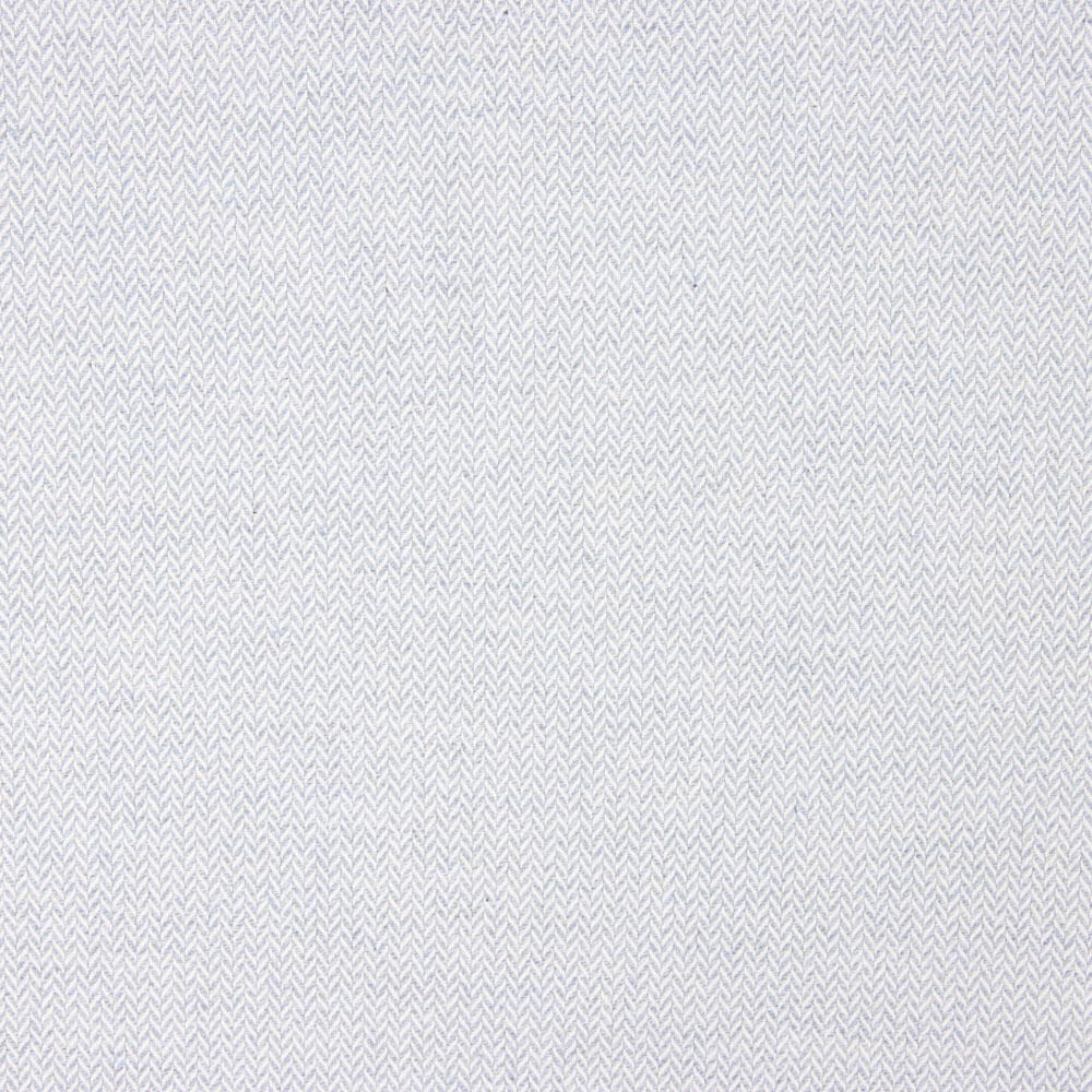 Viyela Algodão Espinha de Peixe Azul Claro - Ribes y Casals