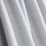 Viyela Algodão Espinha de Peixe Azul Claro - Ribes y Casals