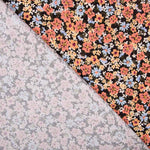 Vaiela Viscose Flores Preto - Ribes y Casals