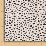 Vaiela Viscose Salpicado Preto - Ribes y Casals