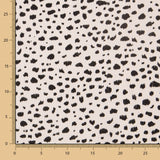 Vaiela Viscose Salpicado Preto - Ribes y Casals