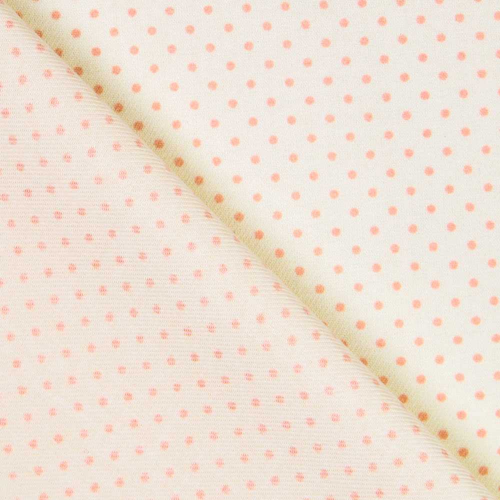 Tecido Piqué Canutillo Lua Rosa - Ribes y Casals