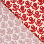 Viscose Papoilas Encarnada - Ribes y Casals