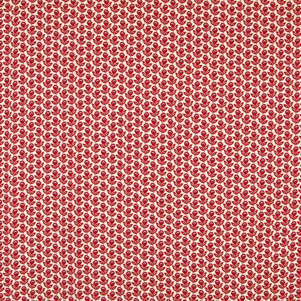 Viscose Papoilas Encarnada - Ribes y Casals