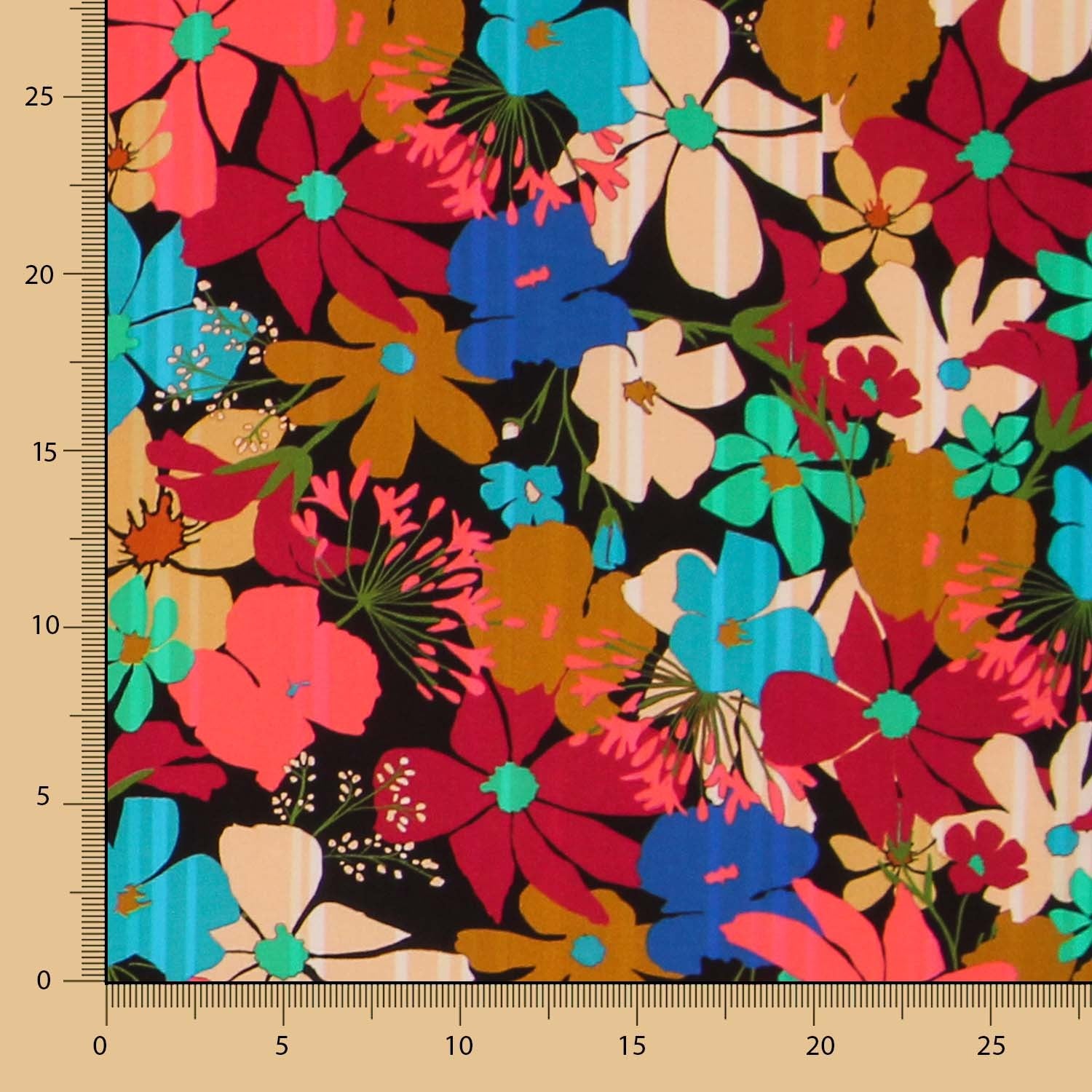 Viscose Amazonas Colorido - Ribes y Casals