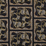 Viscose Animal Hermés Preta - Ribes y Casals