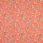 Viscose Faixas Florais Preta - Ribes y Casals