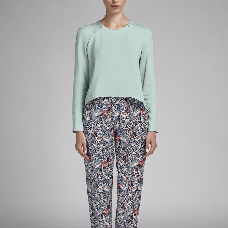 Viscosa Cachemir Azul Marinho - Ribes y Casals