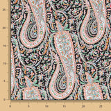 Tecido Viscose Paisley Floral - Ribes y Casals
