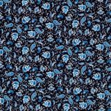 Viscose Palmeiras Azul Marinho - Ribes y Casals