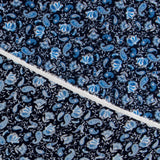 Viscose Palmeiras Azul Marinho - Ribes y Casals