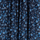 Viscose Palmeiras Azul Marinho - Ribes y Casals