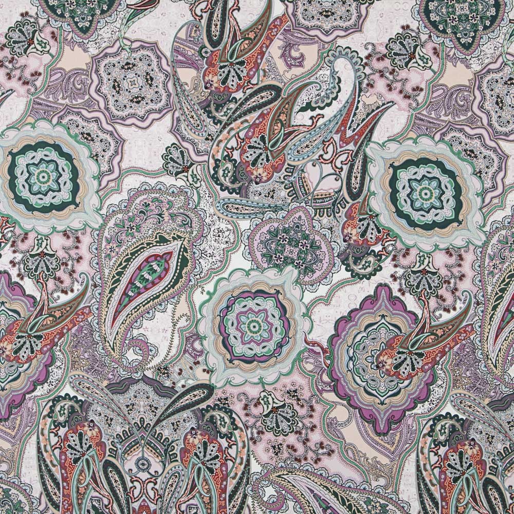 Viscose Paisley Colorido - Ribes y Casals