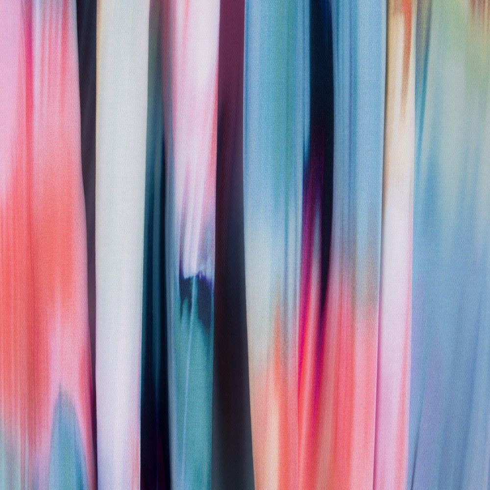 Viscose Animal Print Borgonha - Ribes y Casals