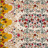 Tecido Viscose Floral Amarela - Ribes y Casals