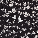 Crepe Marrocain Bouqet Verde Agua - Ribes y Casals