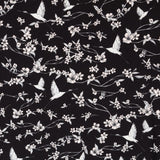 Crepe Marrocain Bouqet Verde Agua - Ribes y Casals