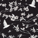 Crepe Marrocain Bouqet Verde Agua - Ribes y Casals