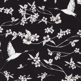 Crepe Marrocain Bouqet Verde Agua - Ribes y Casals