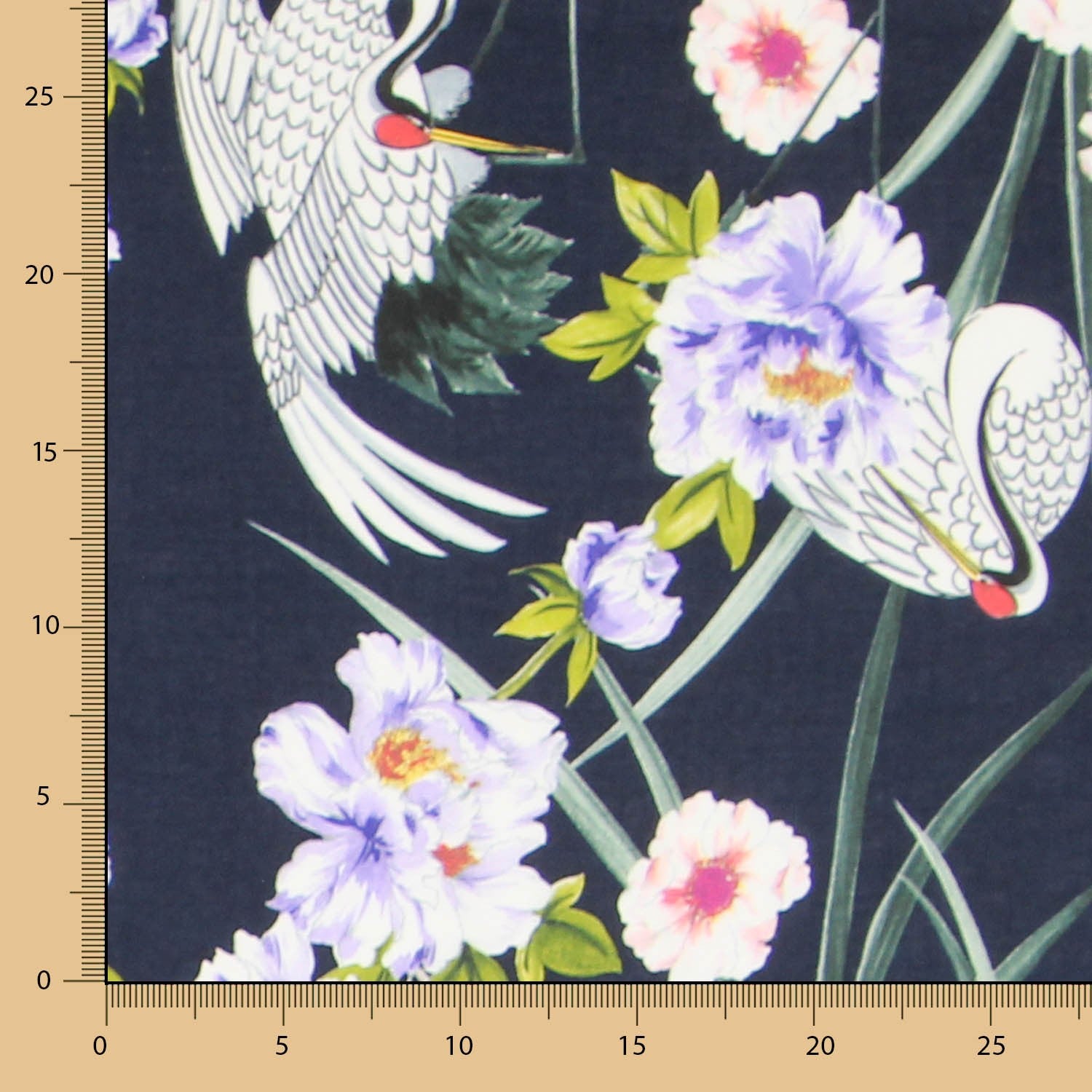 Viscose Cisnes Azul Escuro - Ribes y Casals