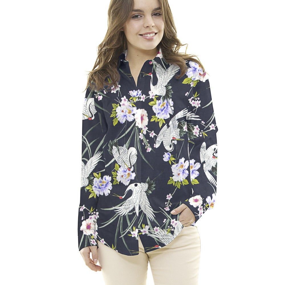 Viscose Cisnes Azul Escuro - Ribes y Casals