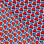 Viscose Coraçãoes Vermelho - Ribes y Casals