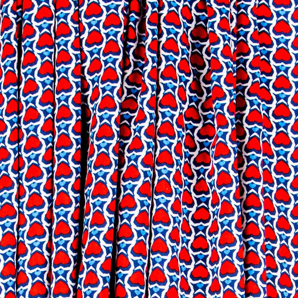 Viscose Coraçãoes Vermelho - Ribes y Casals