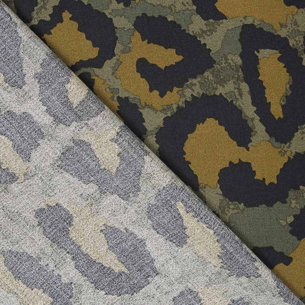 Viscose Crepe Camuflagem - Ribes y Casals
