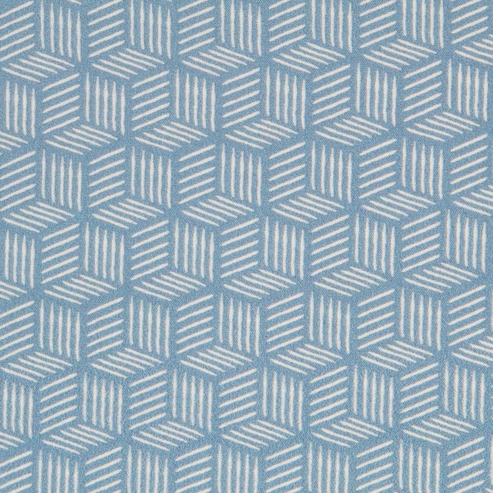 Viscose Faixas Florais Preta - Ribes y Casals