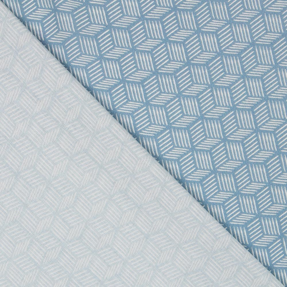 Viscose Faixas Florais Preta - Ribes y Casals