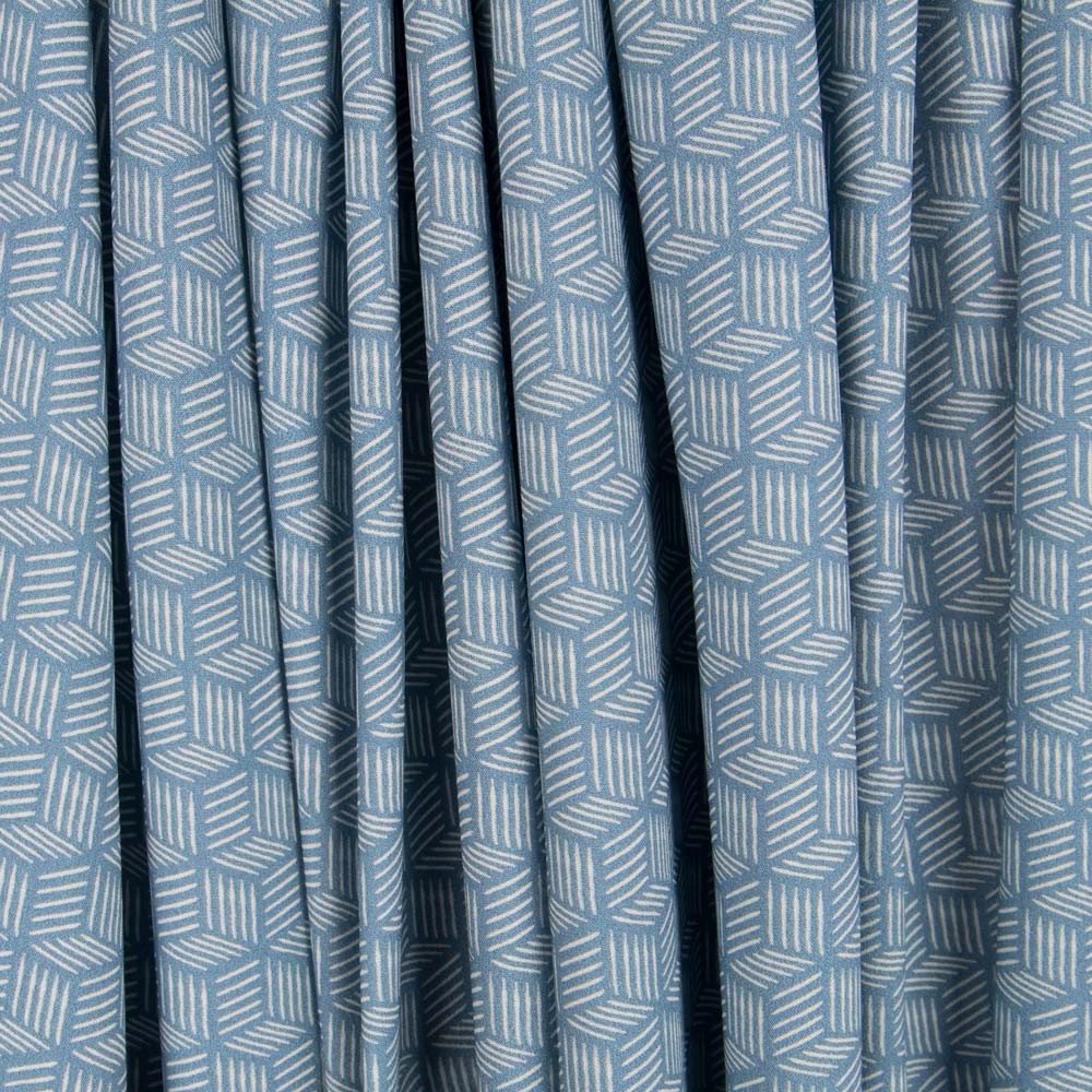 Viscose Faixas Florais Preta - Ribes y Casals