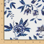 Tecido Viscose Dehli Branco - Ribes y Casals