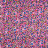 Viscose Faixas Florais Preta - Ribes y Casals