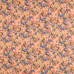 Viscose Faixas Florais Preta - Ribes y Casals